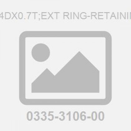 M 4Dx0.7T;Ext Ring-Retaining